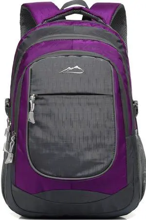 ProEtrade Extra Large Backpack Bookbag for College Travel Laptop Business Hiking Backpack Fit Laptop Up to 17 Inch Sturdy Multi Compartment Gifts for Men Women Night Light Reflective (Light Purple A) ProEtrade Extra Large Backpack Bookbag for College Travel Laptop Business Hiking Backpack Fit Laptop Up to 17 Inch Sturdy Multi Compartment Gifts for Men Women Night Light Reflective (Light Purple A)