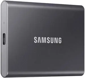Samsung T7 Portable SSD, 1TB External Solid State Drive, Speeds Up to 1,050MB/s, USB 3.2 Gen 2, Reliable Storage for Gaming, Students, Professionals, MU-PC1T0T/AM, Gray Samsung T7 Portable SSD, 1TB External Solid State Drive, Speeds Up to 1,050MB/s, USB 3.2 Gen 2, Reliable Storage for Gaming, Students, Professionals, MU-PC1T0T/AM, Gray