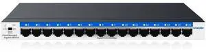 Goalake 16-Port Gigabit Easy Managed Switch for Small Business & Home Office VLAN & QoS, Plug & Play, Fanless Metal, Desktop/Wall Mount Goalake 16-Port Gigabit Easy Managed Switch for Small Business & Home Office VLAN & QoS, Plug & Play, Fanless Metal, Desktop/Wall Mount