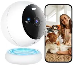Noorio Security Cameras Wireless Outdoor Magnetic, Battery Powered Indoor Camera for Home Security, 1080P Human/Pet Detection, Bulit-in 32GB Storage, Color Night Vision Noorio Security Cameras Wireless Outdoor Magnetic, Battery Powered Indoor Camera for Home Security, 1080P Human/Pet Detection, Bulit-in 32GB Storage, Color Night Vision
