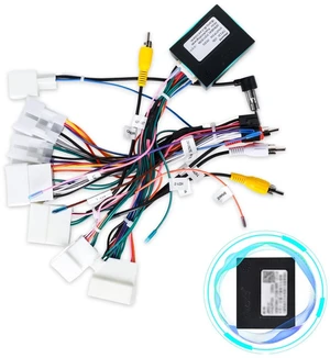 NHOPEEW Radio Wiring Harness Connector Compatible for Toyota Camry Corolla Prius RAV4 Tacoma Highlander - 16 PIN Power Cable Fit Aftermarket Toyota Car Stereo Wire Cable Plug and Play NHOPEEW Radio Wiring Harness Connector Compatible for Toyota Camry Corolla Prius RAV4 Tacoma Highlander - 16 PIN Power Cable Fit Aftermarket Toyota Car Stereo Wire Cable Plug and Play