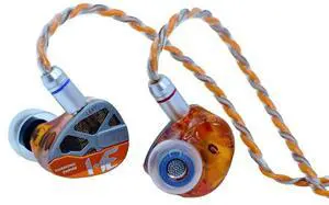 syeindunce Tangzu Xiao Qiao 10mm Dynamic Driver IEMs, Harmonic Empire Semi-Open Back HiFi Earphones with Graphene Diaphragm & CNC Resin Shell (Orange, 3.5mm) syeindunce Tangzu Xiao Qiao 10mm Dynamic Driver IEMs, Harmonic Empire Semi-Open Back HiFi Earphones with Graphene Diaphragm & CNC Resin Shell (Orange, 3.5mm)