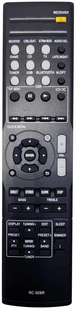 Kindsion Compatible Remote Control RC-928R for Onkyo HT-P395, HT-R397, HT-S3800, HT-S3900, TX-SR353, TX-SR373 AV Receivers Kindsion Compatible Remote Control RC-928R for Onkyo HT-P395, HT-R397, HT-S3800, HT-S3900, TX-SR353, TX-SR373 AV Receivers