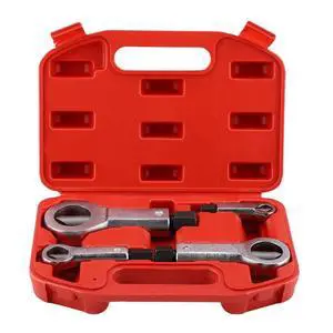 Nut Splitter Set, 4 Pcs Heavy Duty Nut Splitter Broken Damaged Corroded Stuck Screw Nut Removal Splitting Tools (#5) Nut Splitter Set, 4 Pcs Heavy Duty Nut Splitter Broken Damaged Corroded Stuck Screw Nut Removal Splitting Tools (#5)