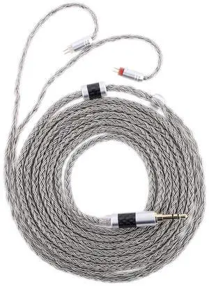 Linsoul Tripowin Zonie IEM Cable, 2m Long Earbud Cord, 16 Core Silver Plated Earphone Cable, in Ear Monitor Wire for Audiophile Musician (2Pin) Linsoul Tripowin Zonie IEM Cable, 2m Long Earbud Cord, 16 Core Silver Plated Earphone Cable, in Ear Monitor Wire for Audiophile Musician (2Pin)