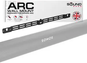 Sound Bass Arc Wall Mount Bracket, Black, Compatible with Sonos Arc and Arc Ultra, Adjustable Depth, All Hardware Included, Designed in The UK Sound Bass Arc Wall Mount Bracket, Black, Compatible with Sonos Arc and Arc Ultra, Adjustable Depth, All Hardware Included, Designed in The UK
