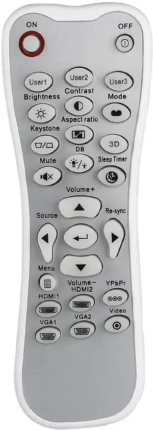Universal Replacement Remote Control Fit for GT1080HDR HD146X HD243X UHD50X UHZ65LV for Optoma Universal Replacement Remote Control Fit for GT1080HDR HD146X HD243X UHD50X UHZ65LV for Optoma