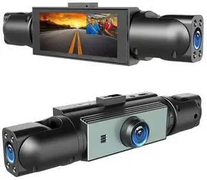 Tangxi 4 Channel Dash Cam Front and Rear Left Right Inside, 1080P Car Dash Camera with 2.7" UHD Display, 170 Wide Angle, Night Mode, Emergency Recording, 150mAh Battery Tangxi 4 Channel Dash Cam Front and Rear Left Right Inside, 1080P Car Dash Camera with 2.7" UHD Display, 170 Wide Angle, Night Mode, Emergency Recording, 150mAh Battery