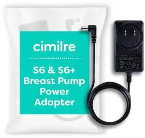 Cimilre S6 Series Power Adapter, Spare Breast Pump Adapter for S6 & S6+, One 12 Volt Power Adapter Charger Cimilre S6 Series Power Adapter, Spare Breast Pump Adapter for S6 & S6+, One 12 Volt Power Adapter Charger