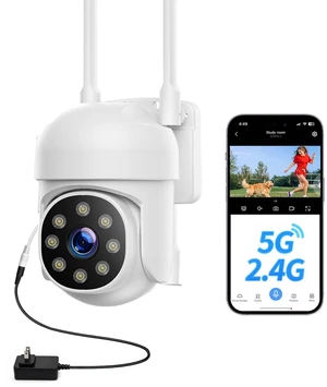 Camcamp Security Camera Wireless Outdoor, 1080P PTZ WiFi with Auto Tracking Camcamp Security Camera Wireless Outdoor, 1080P PTZ WiFi with Auto Tracking