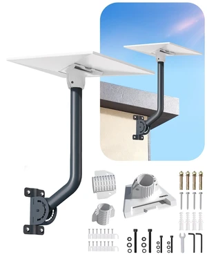 Foboull Starlink Standard 4/4X Mount Kit Compatible with Gen3 Starlink Standard Dish, Outdoor Roof Mount, Antenna Mast Pipe Mounting Kit Foboull Starlink Standard 4/4X Mount Kit Compatible with Gen3 Starlink Standard Dish, Outdoor Roof Mount, Antenna Mast Pipe Mounting Kit