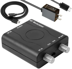 HDMI to RF Modulator, HDMI61 to Coax Adapter, NTSC VHF Coaxial RF Converter HDMI to RF Modulator, HDMI61 to Coax Adapter, NTSC VHF Coaxial RF Converter