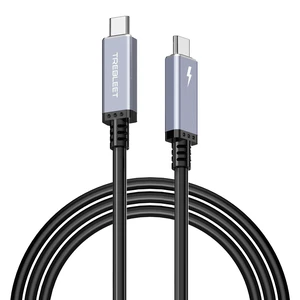 TREBLEET 6.6ft USB4 Cable (40Gbps), Compatible with Thunderbolt 5 & 4 & 3 TREBLEET 6.6ft USB4 Cable (40Gbps), Compatible with Thunderbolt 5 & 4 & 3