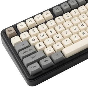 Thyrnovyn 133 Keys PBT Dye Sublimation Keycaps, Retro Grey White Minimalist Keycap Set, XDA Profile Custom Keycaps for Mechanical Keyboard 60% 65% 75% 100% Cherry MX Switches Thyrnovyn 133 Keys PBT Dye Sublimation Keycaps, Retro Grey White Minimalist Keycap Set, XDA Profile Custom Keycaps for Mechanical Keyboard 60% 65% 75% 100% Cherry MX Switches