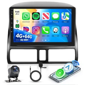 4G 64G 5G WiFi Car Radio Stereo for Honda CRV 2002-2006 Wireless CarPlay 4G 64G 5G WiFi Car Radio Stereo for Honda CRV 2002-2006 Wireless CarPlay