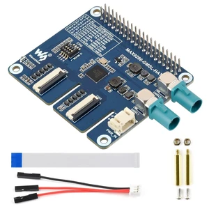 Waveshare 2-Ch GMSL Camera HAT, Equipped with MAX9296A Deserializer, High-Speed and Low-Latency Serial Transmission, Compatible with Raspberry Pi 5 and Jetson Orin NX/Nano Waveshare 2-Ch GMSL Camera HAT, Equipped with MAX9296A Deserializer, High-Speed and Low-Latency Serial Transmission, Compatible with Raspberry Pi 5 and Jetson Orin NX/Nano