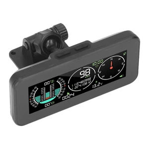 HUD Display, Inclinometer Color LCD Screen Dual Signal Heat Resistant Universal for Off-Road Vehicles for Motorcycles HUD Display, Inclinometer Color LCD Screen Dual Signal Heat Resistant Universal for Off-Road Vehicles for Motorcycles