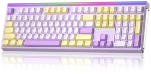 Aula H108 Wireless Silent Mechanical Keyboard with Number Pad Hot Swappable Aula H108 Wireless Silent Mechanical Keyboard with Number Pad Hot Swappable