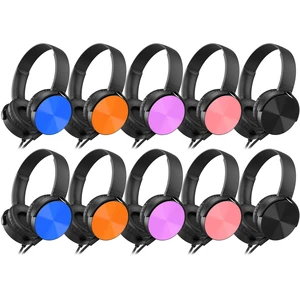 Cofano 10 Pack Kids Headphones, Wired Classroom Headphones for K-12 Schools Cofano 10 Pack Kids Headphones, Wired Classroom Headphones for K-12 Schools