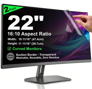 2 Pack Nano Suction Border Privacy Screen for 22 Inch Computer Monitor 2 Pack Nano Suction Border Privacy Screen for 22 Inch Computer Monitor