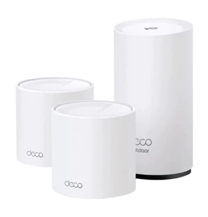 TP-Link AX3000 Wi-Fi 6 Dual-Band Indoor and Outdoor (IP65 Weatherproof) AI-Driven Home Mesh Router System, Replaces routers and extenders. Total coverage up to 6,000 sq. ft., - Deco WM9000 (3-pack) TP-Link AX3000 Wi-Fi 6 Dual-Band Indoor and Outdoor (IP65 Weatherproof) AI-Driven Home Mesh Router System, Replaces routers and extenders. Total coverage up to 6,000 sq. ft., - Deco WM9000 (3-pack)