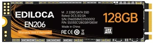 Ediloca EN206 128GB 3D NAND TLC M.2 SSD, M.2 2280 SATA III 6Gb/s SSD Internal Hard Drive, Read/Write Speed up to 550/460 MB/s, Compatible with Ultrabooks, Tablet Computers and Mini PCs Ediloca EN206 128GB 3D NAND TLC M.2 SSD, M.2 2280 SATA III 6Gb/s SSD Internal Hard Drive, Read/Write Speed up to 550/460 MB/s, Compatible with Ultrabooks, Tablet Computers and Mini PCs