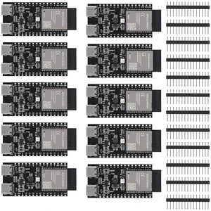 10Pcs ESP32-C6-1 ESP32 C6 ESP32-C6-1-N4 Development Board ESP32-C6-DevKitM-1 Dual Core Type-C Board MCU Module Integrates Complete Wi-Fi and BLE for Internet of Things 10Pcs ESP32-C6-1 ESP32 C6 ESP32-C6-1-N4 Development Board ESP32-C6-DevKitM-1 Dual Core Type-C Board MCU Module Integrates Complete Wi-Fi and BLE for Internet of Things