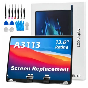 JYYSCRN A3113 Screen Replacement with Sleep Sensor Cable for 13.6 Inch MacBook Air M3 2024, 2560x1664 LCD Full Assembly Display for EMC 8612 Silver1 JYYSCRN A3113 Screen Replacement with Sleep Sensor Cable for 13.6 Inch MacBook Air M3 2024, 2560x1664 LCD Full Assembly Display for EMC 8612 Silver1