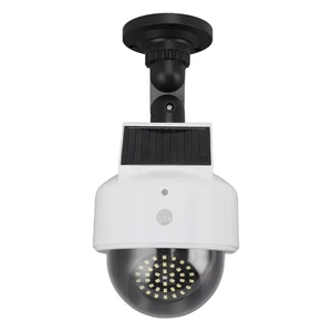 Brrnoo Solar Dummy Fake Camera with Red Flashing LED Light, Outdoor Simulated Camera for Indoor and Outdoor Use Brrnoo Solar Dummy Fake Camera with Red Flashing LED Light, Outdoor Simulated Camera for Indoor and Outdoor Use