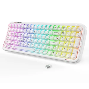 White Crystal Lighted Keyboard Wireless,Light Up Jelly Transparent Keycaps White Crystal Lighted Keyboard Wireless,Light Up Jelly Transparent Keycaps