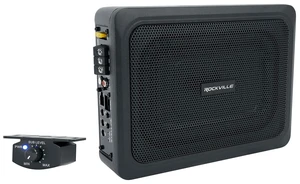 Rockville RW68CA 6x8 Slim Under-Seat Active Powered Truck/Car Subwoofer Rockville RW68CA 6x8 Slim Under-Seat Active Powered Truck/Car Subwoofer