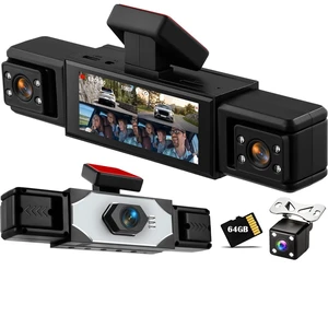 360 Degree 4 Channel Dash Cam Front and Rear Inside Camera for Cars 360 Degree 4 Channel Dash Cam Front and Rear Inside Camera for Cars