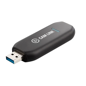 Elgato Cam Link 4K Capture Card for DSLR, Camcorder, Action Cam, USB-A Connector, USB 3.0 Hardware Interface, Black, Windows 10/11 and macOS Elgato Cam Link 4K Capture Card for DSLR, Camcorder, Action Cam, USB-A Connector, USB 3.0 Hardware Interface, Black, Windows 10/11 and macOS