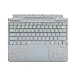 Keyboard for Microsoft Surface Pro Copilot+ (11th Edition) / Pro 11 / Pro 10/9 / 8 / X, 13 inch, Detachable Type Cover with Touchpad, 7-Color Backlit & Pen Holder (Light Gray) Keyboard for Microsoft Surface Pro Copilot+ (11th Edition) / Pro 11 / Pro 10/9 / 8 / X, 13 inch, Detachable Type Cover with Touchpad, 7-Color Backlit & Pen Holder (Light Gray)