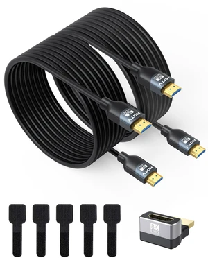 HDMI 2.1 Cable 13FT 2-Pack, 48Gbps Ultra High Speed for Home Theater HDMI 2.1 Cable 13FT 2-Pack, 48Gbps Ultra High Speed for Home Theater