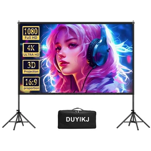 Projector Screen with Stand,120 inch Portable Outdoor Indoor Movie Screen Rear Projection Screen Wrinkle-Free16:9 4K HD with Carry Bag for Home Theater Backyard Night Projector Screen with Stand,120 inch Portable Outdoor Indoor Movie Screen Rear Projection Screen Wrinkle-Free16:9 4K HD with Carry Bag for Home Theater Backyard Night