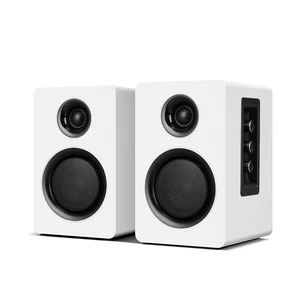 Computer Speakers, Bluetooth 5.3, USB-C, AUX/RCA, 3.5-Inch Woofer, White Computer Speakers, Bluetooth 5.3, USB-C, AUX/RCA, 3.5-Inch Woofer, White
