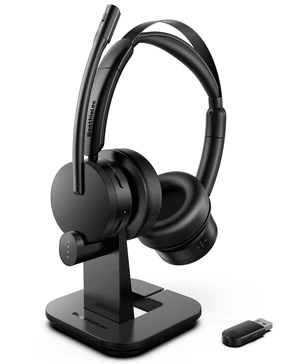Wireless Headset with Mic for Work, Bluetooth Headset with Noise Cancelling Wireless Headset with Mic for Work, Bluetooth Headset with Noise Cancelling