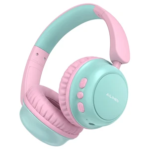 AILIHEN Kids Bluetooth Headphones for Toddler Travel, 74/85/94dB Limit-Pink AILIHEN Kids Bluetooth Headphones for Toddler Travel, 74/85/94dB Limit-Pink
