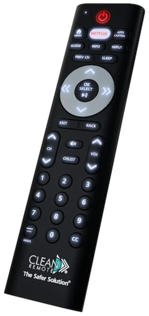 SCR10 Clean Remote for Smart TVs in Hospitality with Streaming & Casting SCR10 Clean Remote for Smart TVs in Hospitality with Streaming & Casting