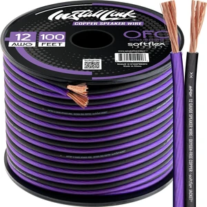 Install Link 12 AWG Gauge Speaker Wire (100 Feet) Car or Home Theater (OFC) Install Link 12 AWG Gauge Speaker Wire (100 Feet) Car or Home Theater (OFC)