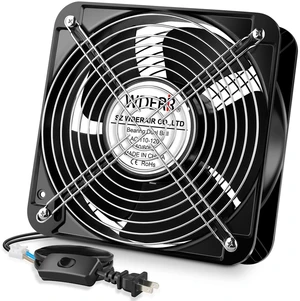 WDERAIR 200mm x 60mm Heavy Industrial AC 110V 120V Axial Metal Case Fan WDERAIR 200mm x 60mm Heavy Industrial AC 110V 120V Axial Metal Case Fan