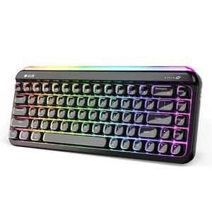 ZIYOU LANG x A.Jazz AF68 Wireless Gaming Keyboard,Tri-Mode BT/2.4G/USB-C Keyboard with RGB Backlit,Clear Transparent Keycaps,68-Key Compact Membrane Keyboard for PC Laptop Aesthetic Desk Setup- ZIYOU LANG x A.Jazz AF68 Wireless Gaming Keyboard,Tri-Mode BT/2.4G/USB-C Keyboard with RGB Backlit,Clear Transparent Keycaps,68-Key Compact Membrane Keyboard for PC Laptop Aesthetic Desk Setup-