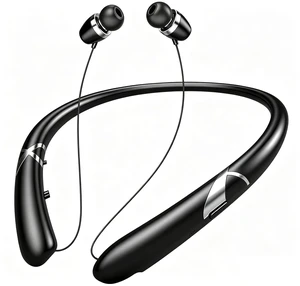 ZHAOGE Bluetooth 5.3 Neckband Bluetooth Headphones,Retractable Headphone with IPX5 Sweatproof & Vibration Calls for Running, Gym, and Sweat-Proof Workouts ZHAOGE Bluetooth 5.3 Neckband Bluetooth Headphones,Retractable Headphone with IPX5 Sweatproof & Vibration Calls for Running, Gym, and Sweat-Proof Workouts