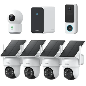 aosu Total-Watch Classic AI Suite, 3K Solar Security Camera Outdoor System aosu Total-Watch Classic AI Suite, 3K Solar Security Camera Outdoor System