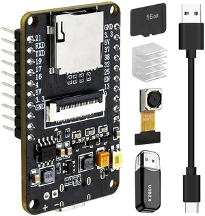 ESP32-CAM Development Board with OV5640 5MP Camera Sensor, Dual-Core 4MB Flash+16GB TF Card, 1080P Video Webcam Module, Type-C Port for Arduino Devkit ESP32-CAM Development Board with OV5640 5MP Camera Sensor, Dual-Core 4MB Flash+16GB TF Card, 1080P Video Webcam Module, Type-C Port for Arduino Devkit