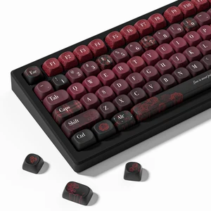 Keyporia Vintage Red Rose Keycap Set, Custom PBT Keycaps for Mechanical Keyboard, MOA Profile, 131 Keys Dye-Sublimation Key caps Compatible with 60%, 65%, 75%, TKL, Full-Sized Layout Keyporia Vintage Red Rose Keycap Set, Custom PBT Keycaps for Mechanical Keyboard, MOA Profile, 131 Keys Dye-Sublimation Key caps Compatible with 60%, 65%, 75%, TKL, Full-Sized Layout