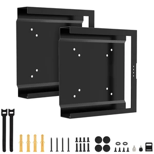 Varghesyla 2 Packs Mini PC Mount for HP Wall VESA and Under Desk Mount for HP 260 Mini, ProDesk 400 405 600 Mini, EliteDesk 705 800 805 Desktop Mini PC Mounting Bracket with Screws Varghesyla 2 Packs Mini PC Mount for HP Wall VESA and Under Desk Mount for HP 260 Mini, ProDesk 400 405 600 Mini, EliteDesk 705 800 805 Desktop Mini PC Mounting Bracket with Screws