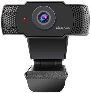 Diamond Multimedia Webcam with Microphone, USB Full HD 1080P Webcam for Desktop & Laptop, Live Streaming HD Video & Audio,Wide View Angle. Plug&Play., Black Diamond Multimedia Webcam with Microphone, USB Full HD 1080P Webcam for Desktop & Laptop, Live Streaming HD Video & Audio,Wide View Angle. Plug&Play., Black