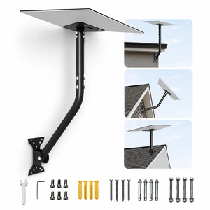 3 in 1 Wall Mount & Roof Mount for Starlink Standard 4/4X/Gen 3, 360Adjustable Pivot Mount Kit with Extended Metal Pipe Adapter and Heavy-Duty Base, Fits All Eave Types 3 in 1 Wall Mount & Roof Mount for Starlink Standard 4/4X/Gen 3, 360Adjustable Pivot Mount Kit with Extended Metal Pipe Adapter and Heavy-Duty Base, Fits All Eave Types